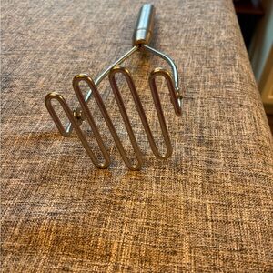 The Pampered Chef Silver Potato Masher